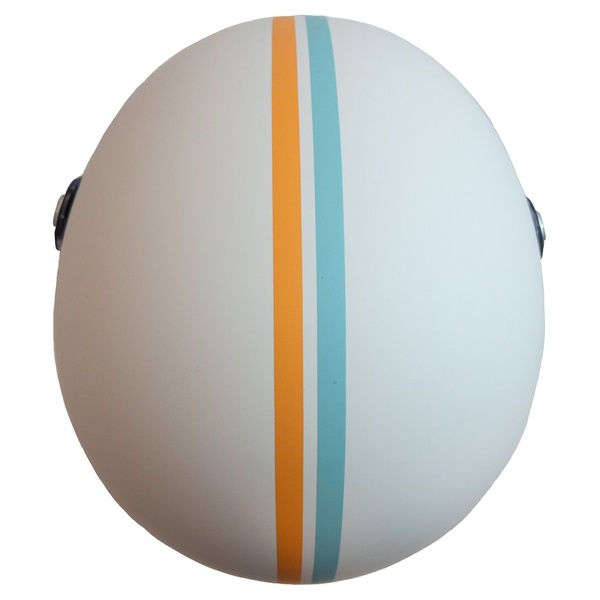 Veloce Riviera Crema Arancio Blu Helmet