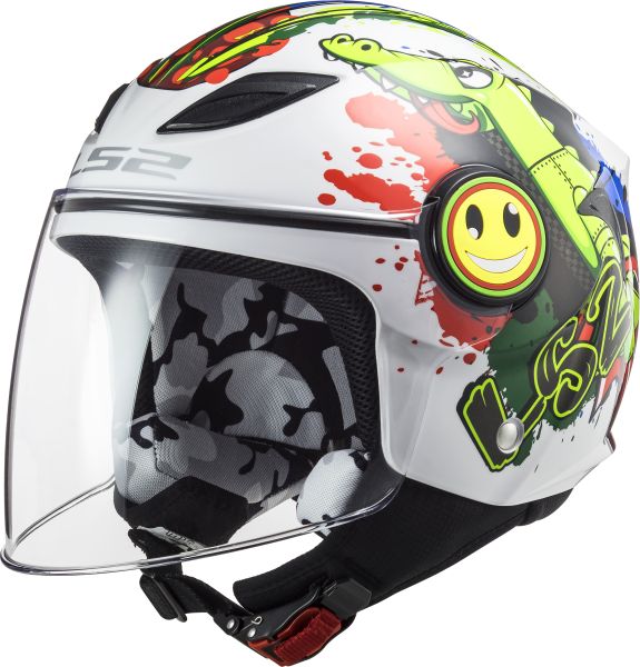 OF602 Funny Mini Croco Helmet