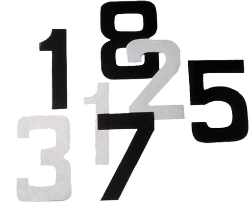 [06130100-01-0] Zahlen (0, -01 / schwarz)