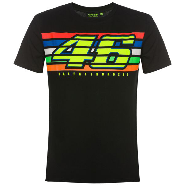 VR46 T-Shirt Stripes 350304