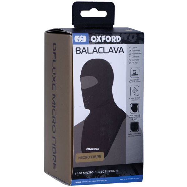 Deluxe Balaclava Micro Fibre Black