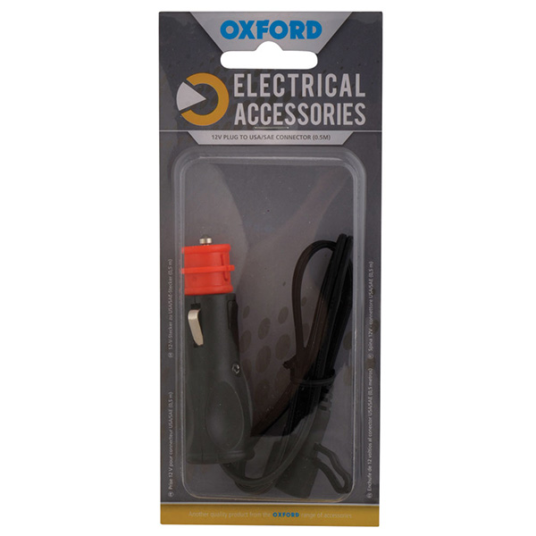 12V plug to USA/SAE connector (0.5mtr lead)