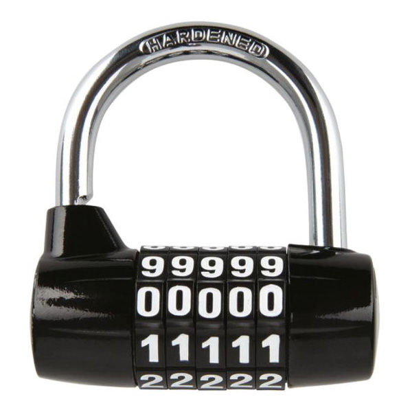 5-digit combination padlock
