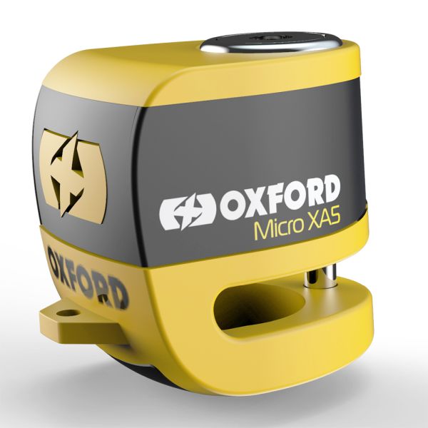 Micro XA5 Alarm Disc Lock 5.5mm⌀ Locking Pin Yellow