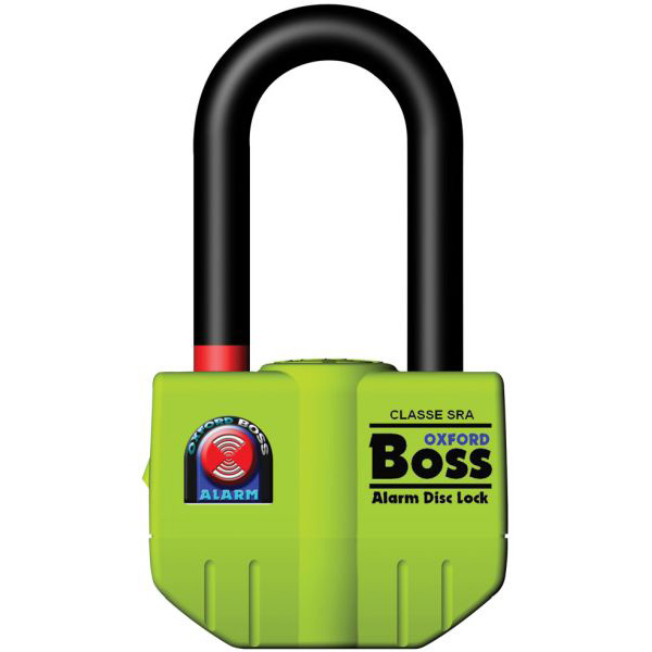 Boss Alarm Disc Lock 14mm⌀ Shackle Yellow