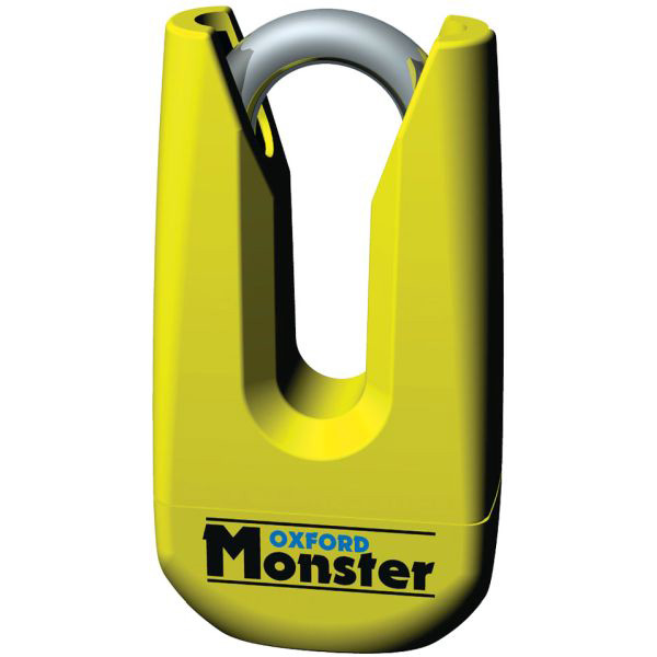 Monster Disc Lock 11mm⌀ Shackle Yellow