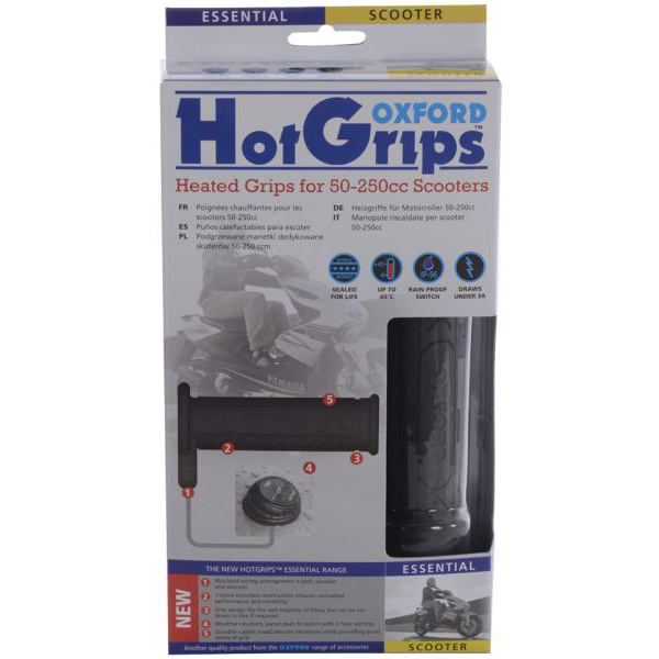 HotGrips Essential Scooter with Panel switch