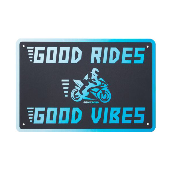 Garage Metal Sign - Good Vibes 20x30cm