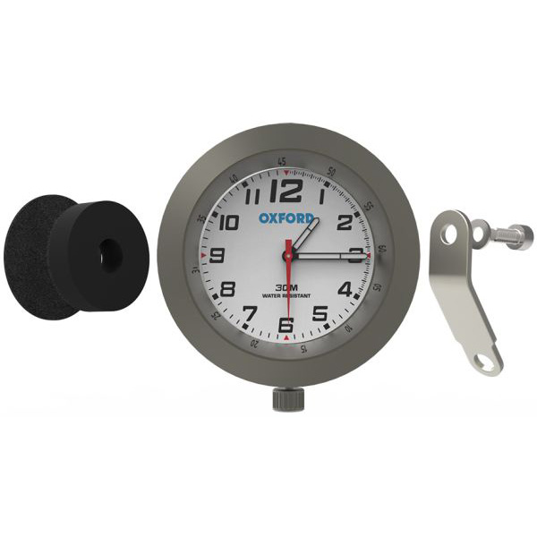 AnaClock 39mm Titanium/White