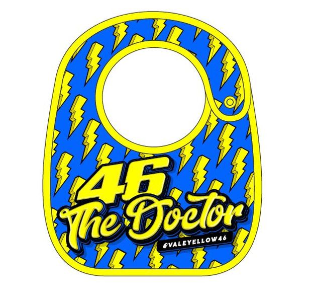VR46 Baby Bib 46 the Doctor