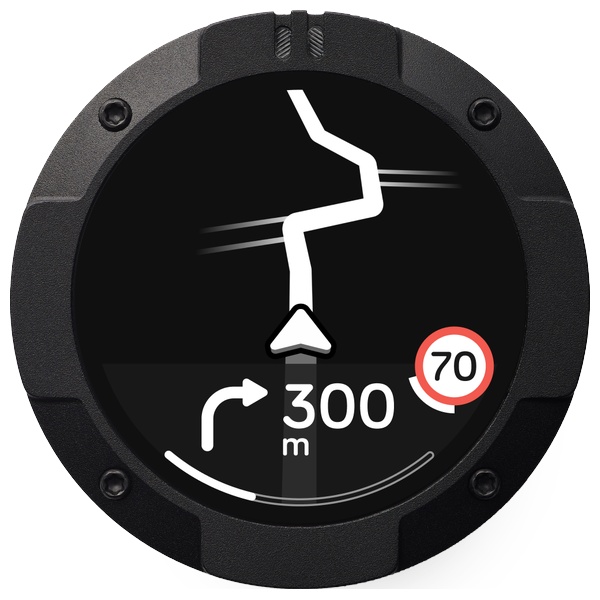 Moto 2 Black Plastic