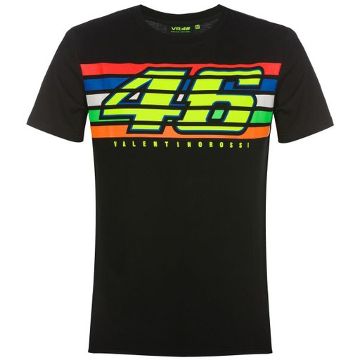 VR46 T-Shirt Stripes 350304