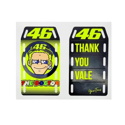 [75-VRUST428603-01] VR46 Stickers Set