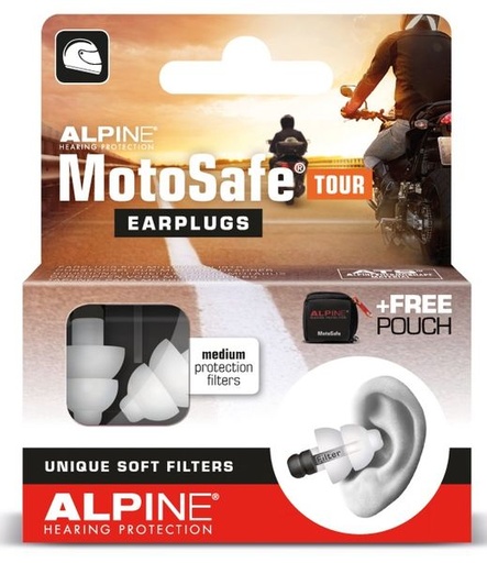[89-107600T] MotoSafe Tour Earplugs
