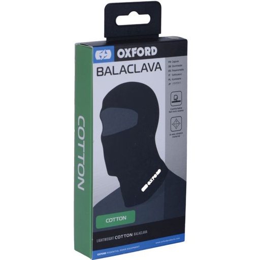 [CA001] Balaclava Cotton Black