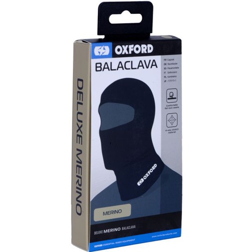 [CA030] Deluxe Balaclava Merino Black