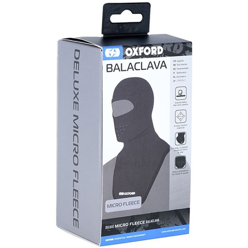 [CA035] Deluxe Balaclava Micro Fleece Black