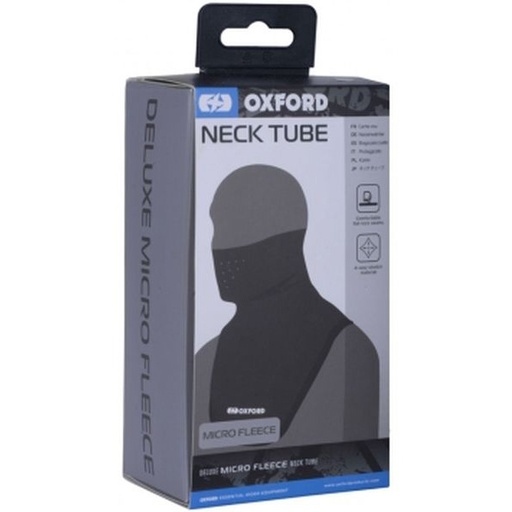 [CA130] Deluxe Neck Tube Micro Fleece Black