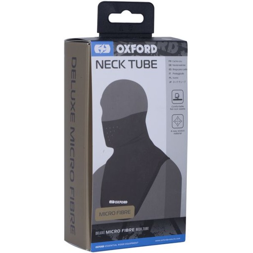 [CA135] Deluxe Neck Tube Micro Fibre Black