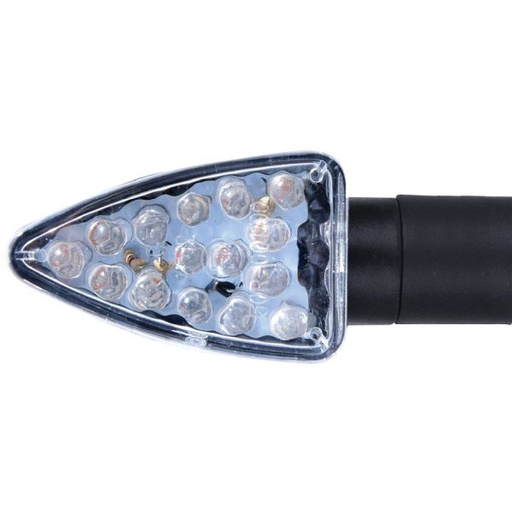 [EL339] Arrow Indicator Black Long Stem & Clear Lens