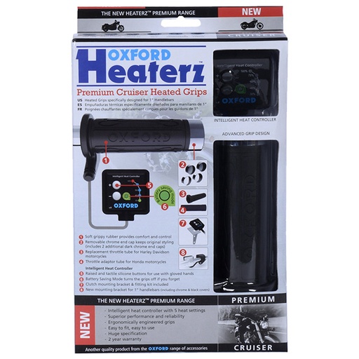 [EL800] HotGrips Premium Cruiser with v8 switch