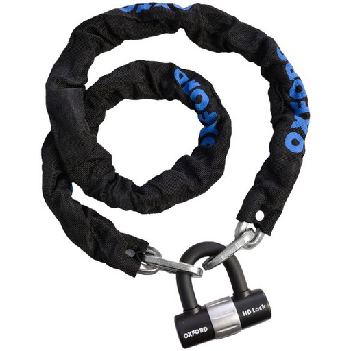 [OF159] HD Chain Lock 9.3mm x 1.5mt Black