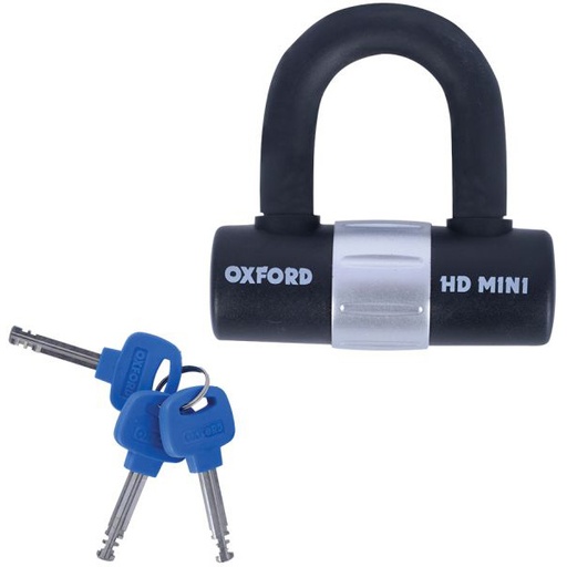 [OF161] HD Mini Shackle Lock 14mm⌀ Shackle Black