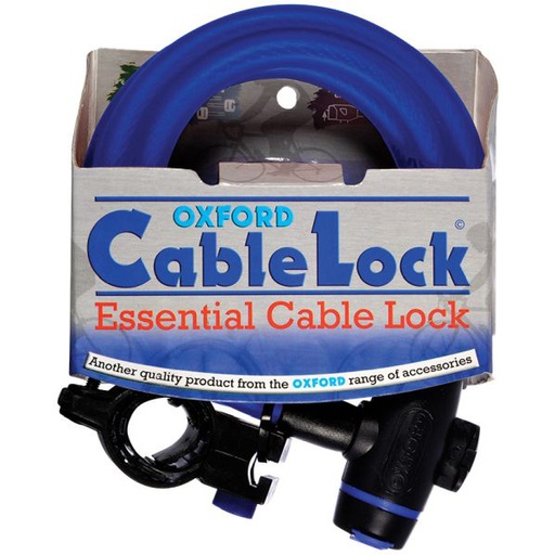 [OF245] Cable Lock 12mm x 1.8mt Blue