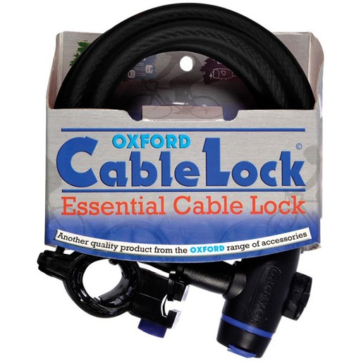 [OF246] Cable Lock 12mm x 1.8mt Smoke