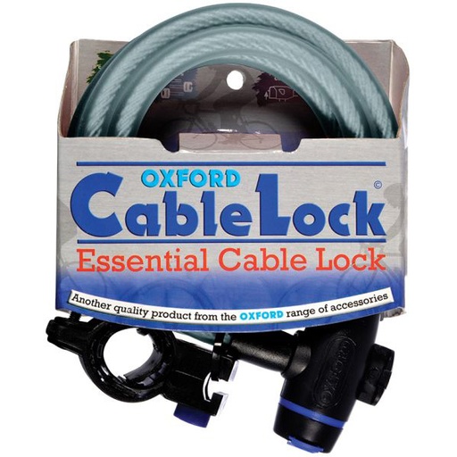 [OF247] Cable Lock 12mm x 1.8mt Clear