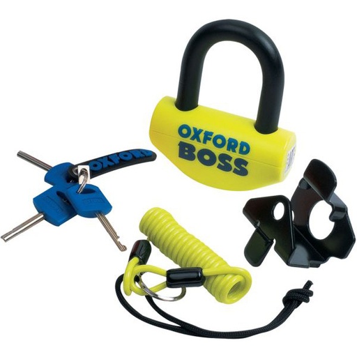 [OF46] Boss 16 Disc Lock - 16mm⌀ Shackle Yellow