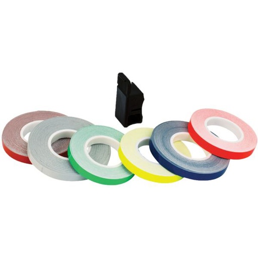 [OF615] Wheel Stripes 7mm x 6mt Fluo Yellow