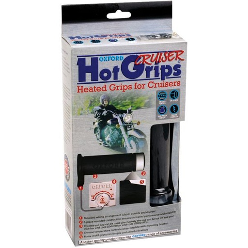 [OF697] HotGrips Essential Cruiser with Chrome Switch