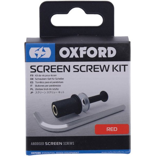 [OX567] Screen Screws Red