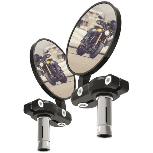 [OX577] BarEnd Mirrors Black