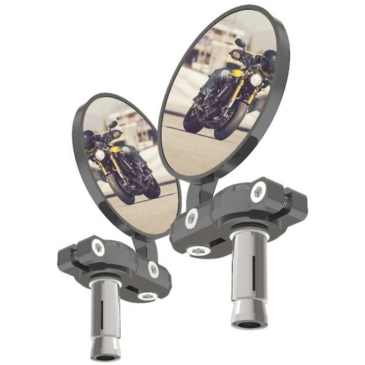 [OX578] BarEnd Mirrors Silver