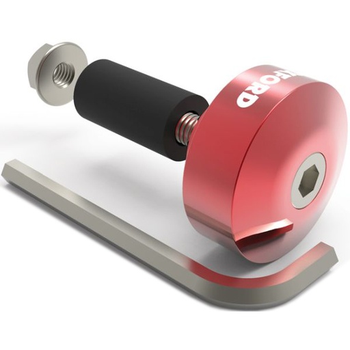 [OX590] BarEnds 1 Red