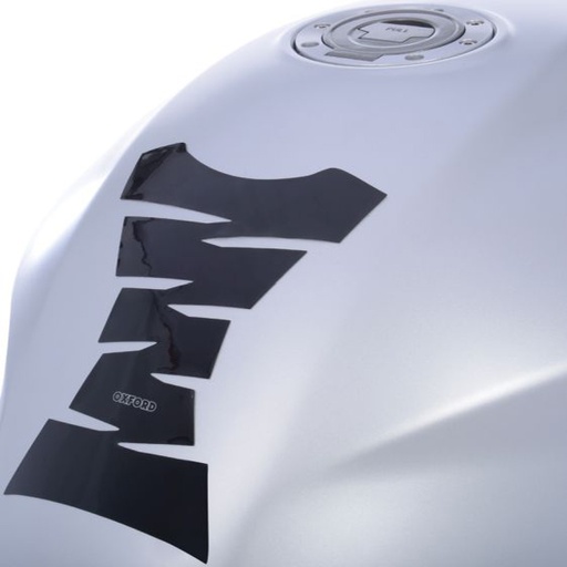 [OX640] Jagged Tank Pad Black