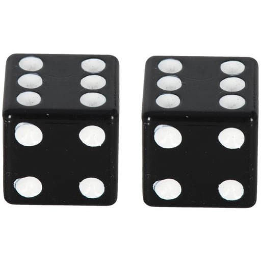 [OX760] Valve Caps Lucky Dice 1-pair