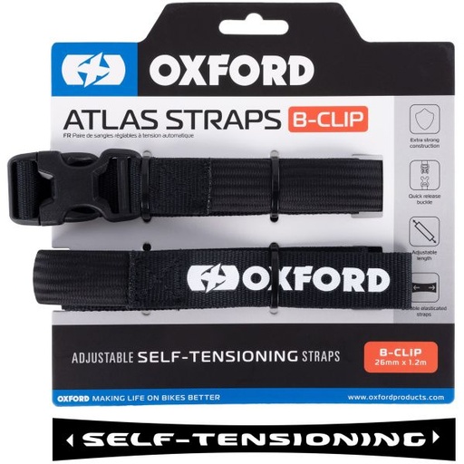[OX318] Atlas B-Clip 26mm x 1.2m (Pair)