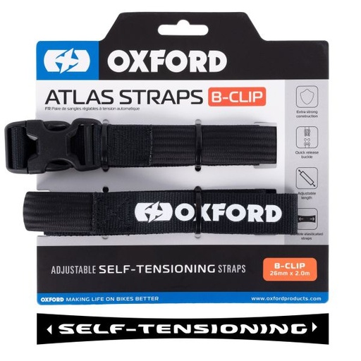 [OX321] Atlas B-Clip 26mm x 2.0m (Pair)