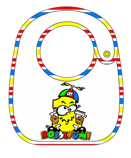 [75-VRKBI529006] VR46 Baby Bib Heritage