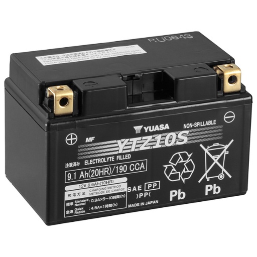 [61-D2900-910-YU] Yuasa Batterie YTZ10S