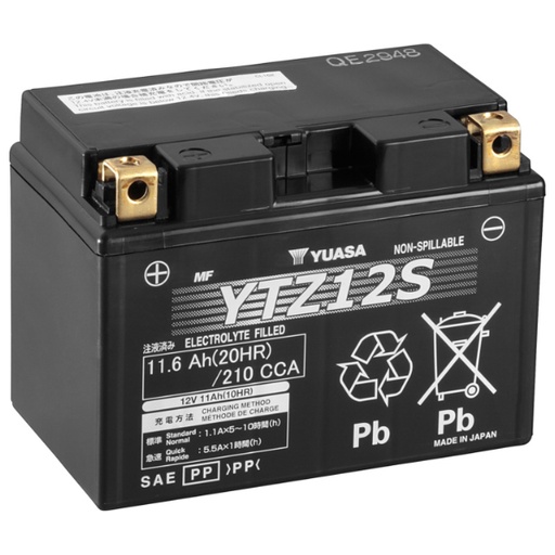 [61-D2900-912-YU] Yuasa Batterie YTZ12S